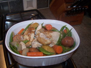 Whole Chicken and Veggies