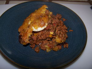 Plantain Ground Beef Casserole.