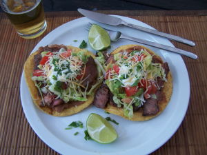 Steak Tostadas