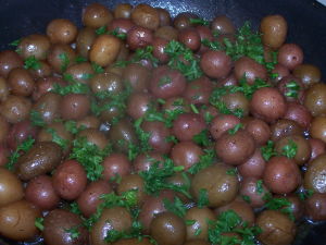 Baby Red Potatoes with Parsley