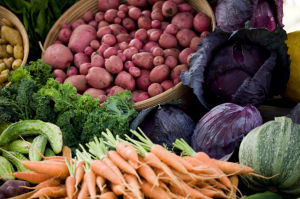 Fresh produce at the Farmers Market
