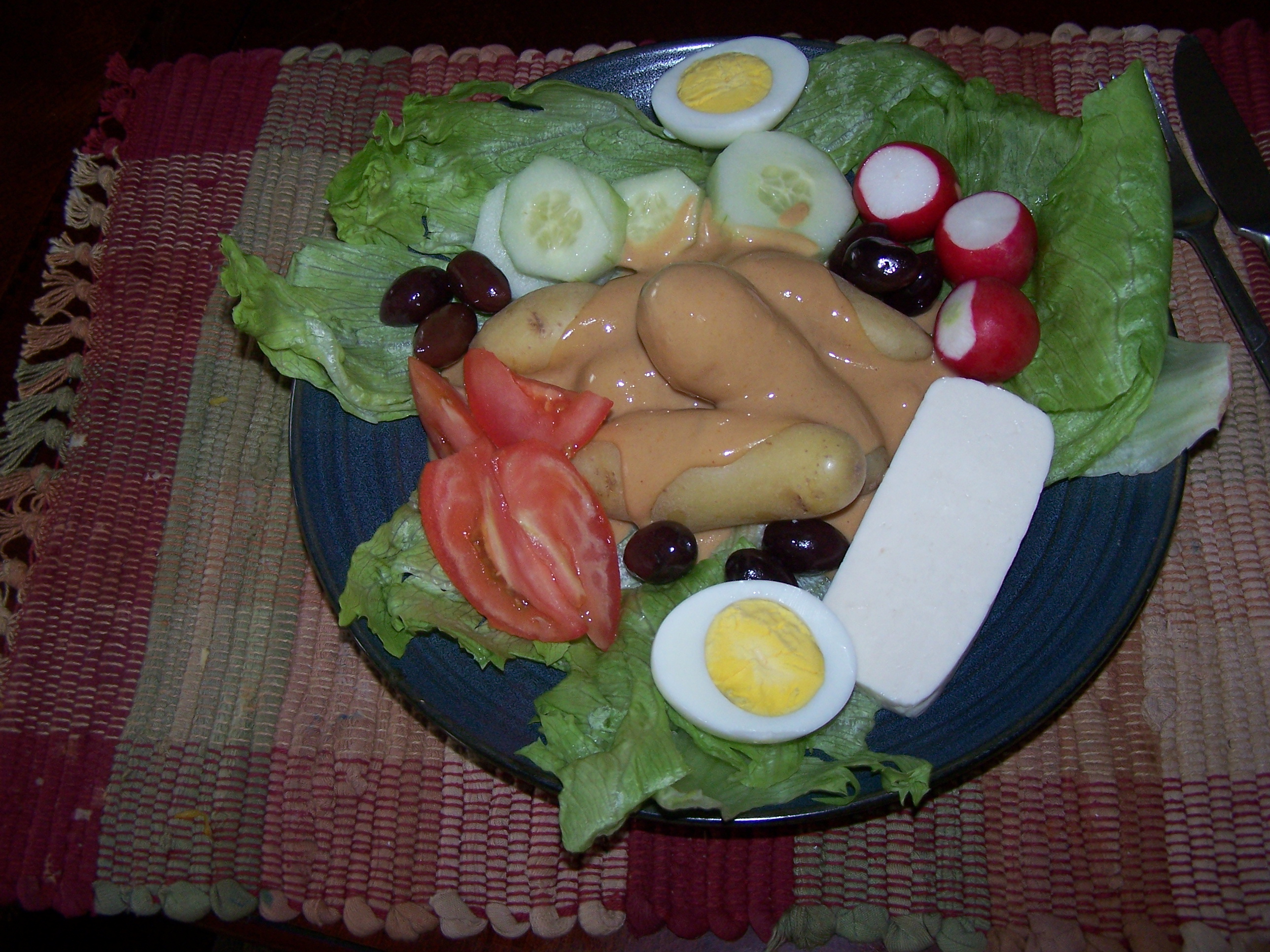 Fingerling Potatoes with Peanut Sauce