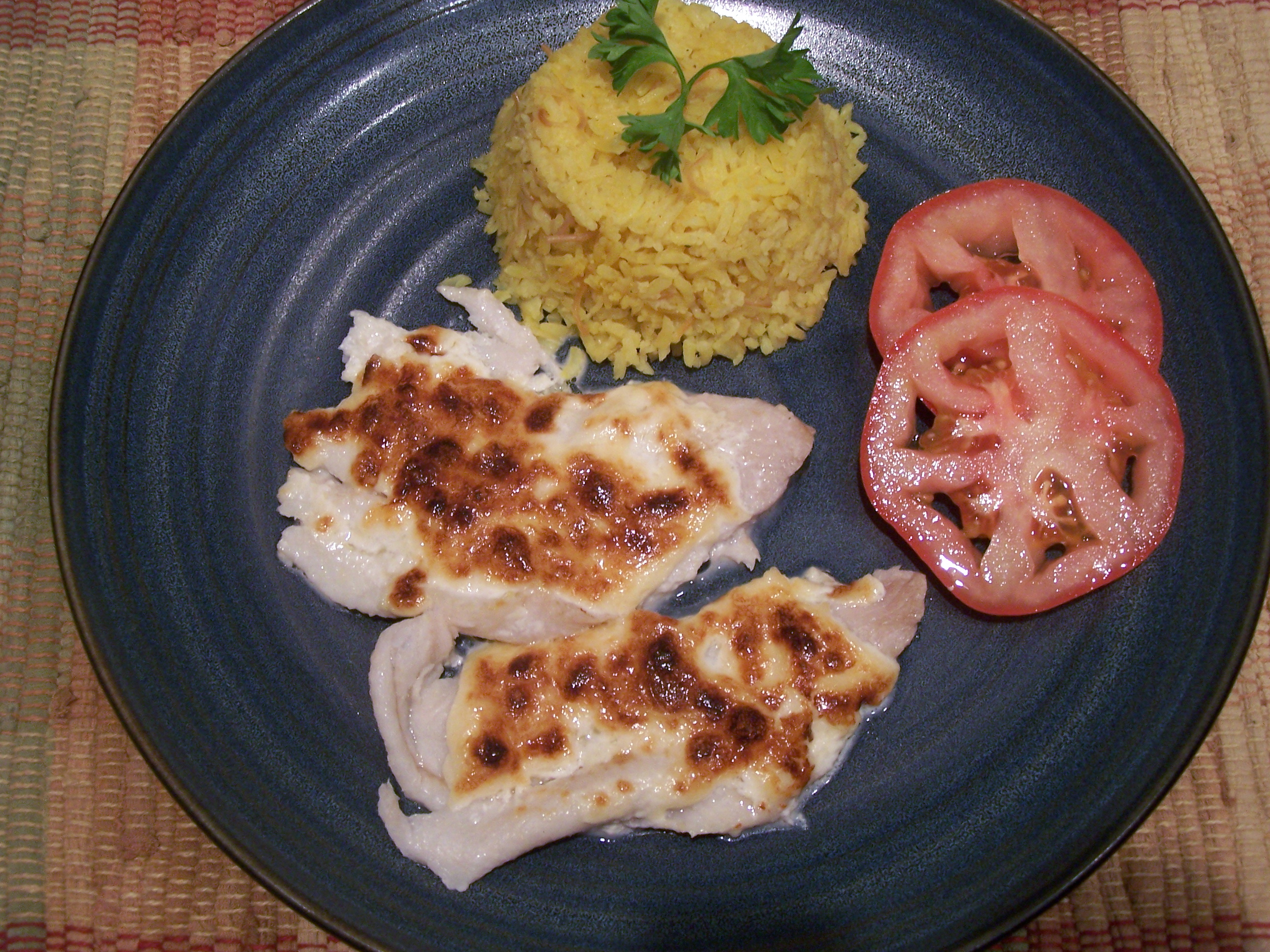 Parmesan Crusted Tilapia