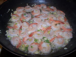 Cooked Shrimp.