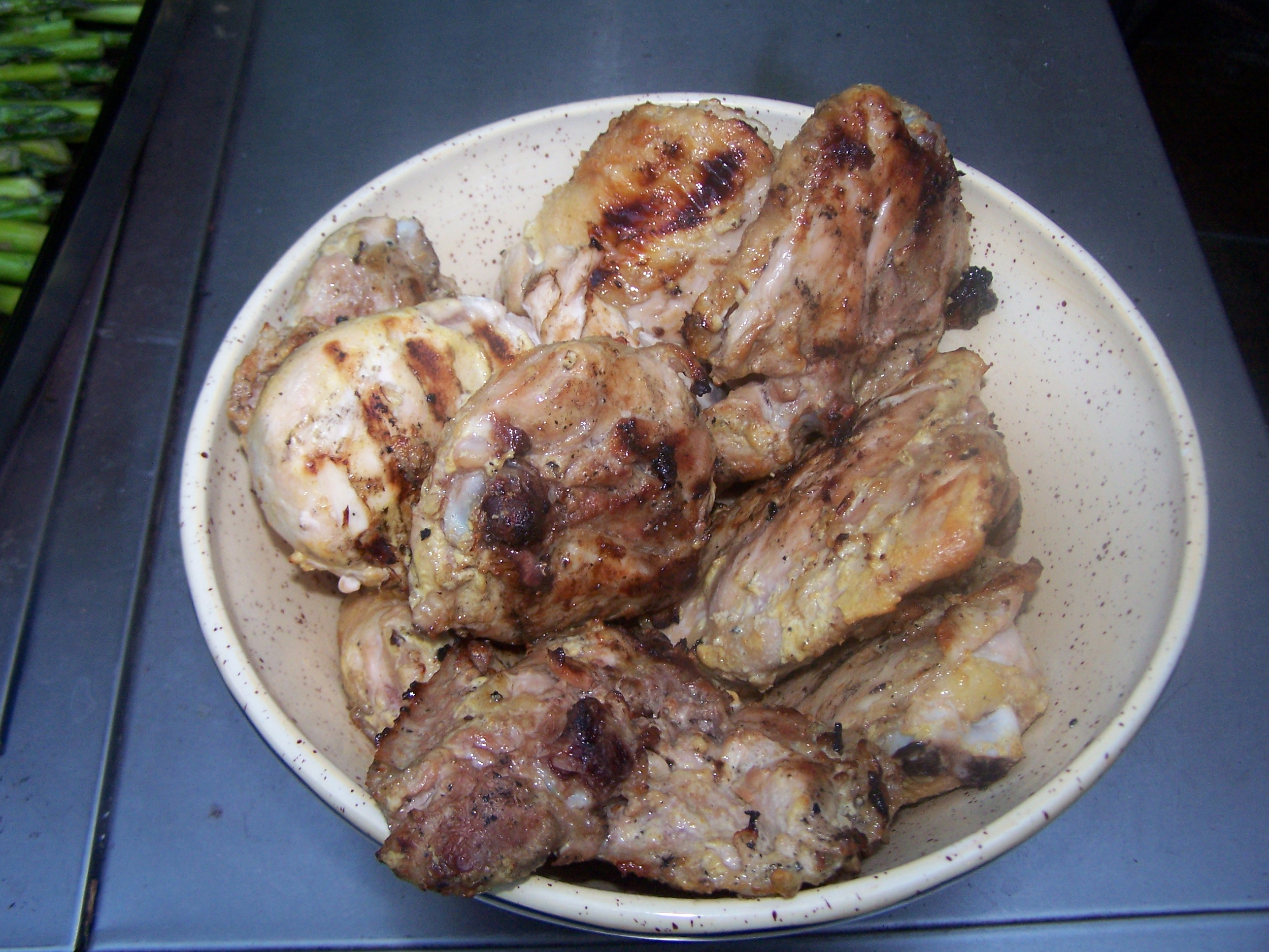 Yogurt Marinated Grilled Chicken Thighs