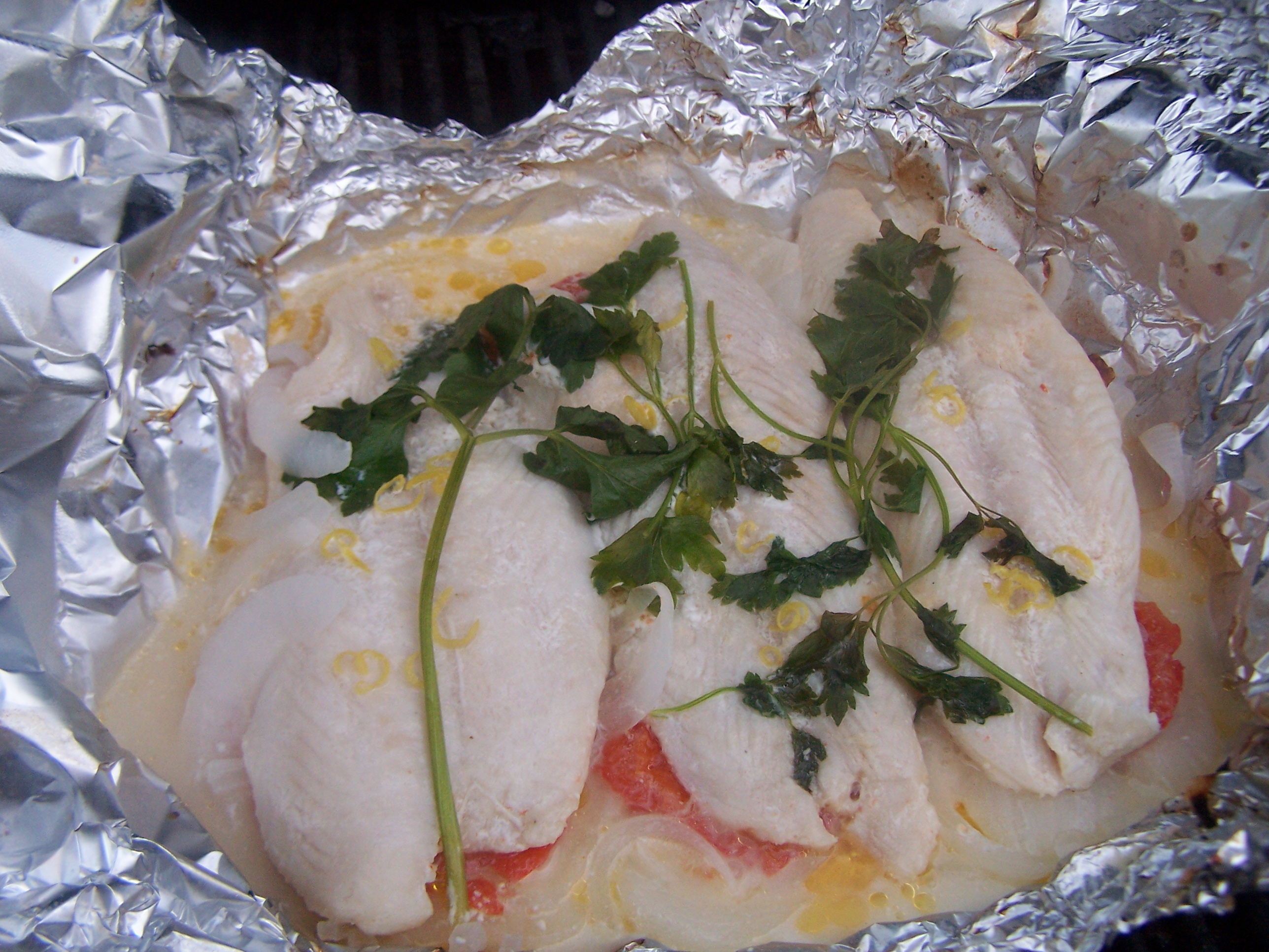 Grill Steamed Basa Fillets