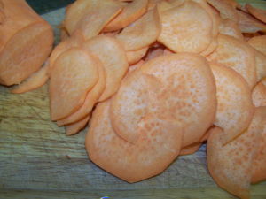 Sliced Sweet Potato Chips