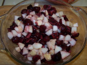 Chopped Peaches & Cherries