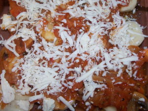 Potatoes, Sauce and Cheese Potatoes, Sauce and Cheese