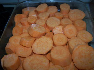 Sliced Sweet Potatoes Sliced Sweet Potatoes