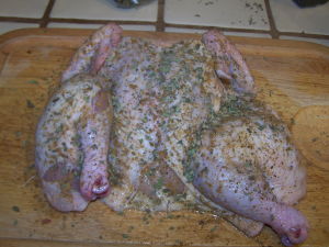 Seasoned Whole Chicken for Slow Cooker