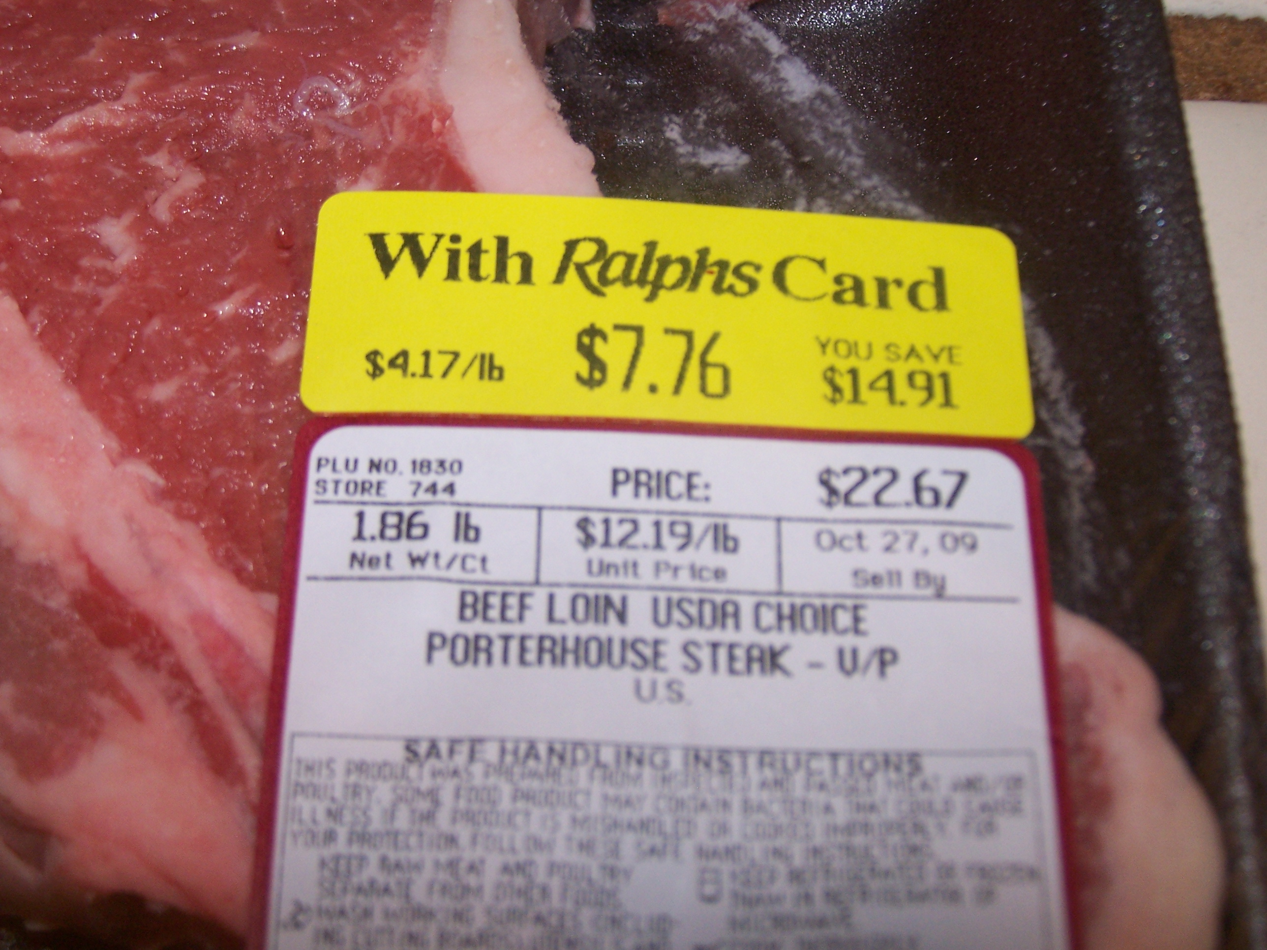 Porterhouse Steaks The Frugal Chef