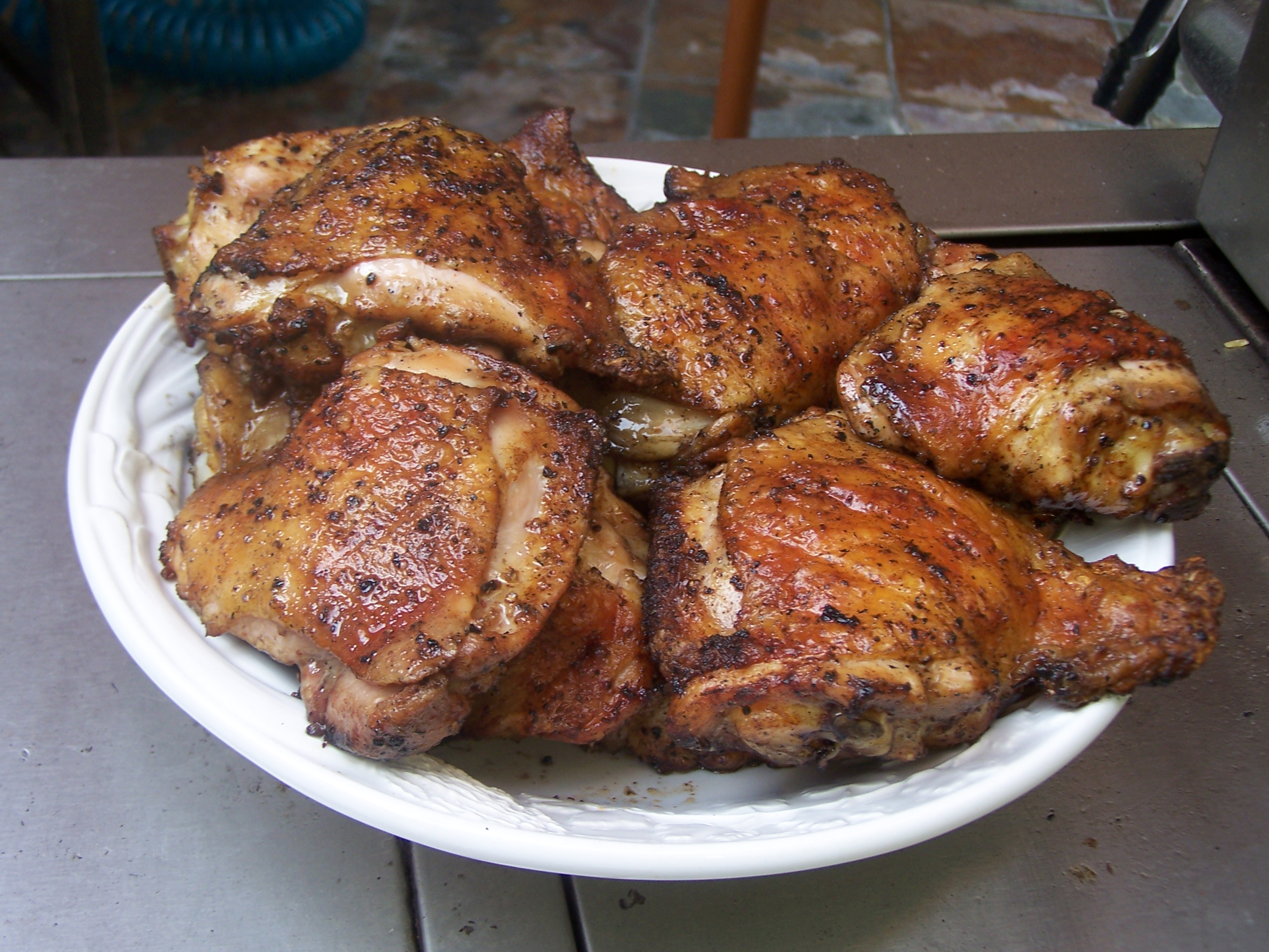 Grilled Chicken Thighs