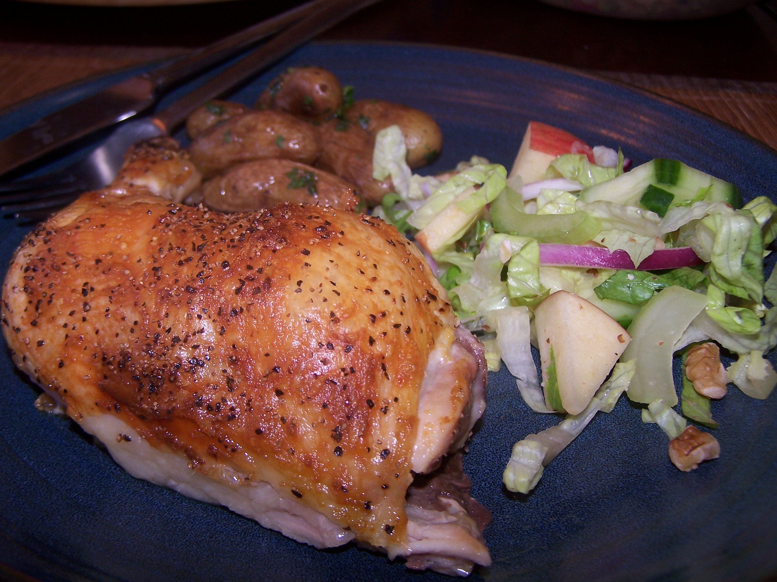 Mustard Roasted Chicken