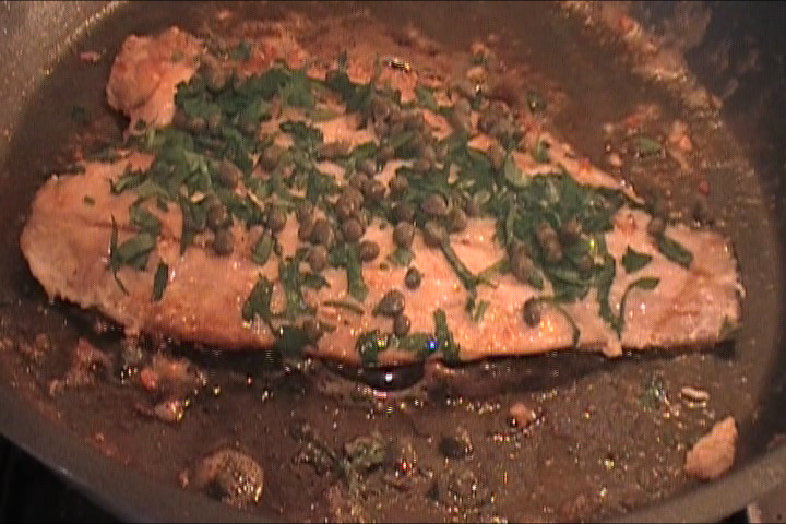 Fish in Brown Butter with Capers