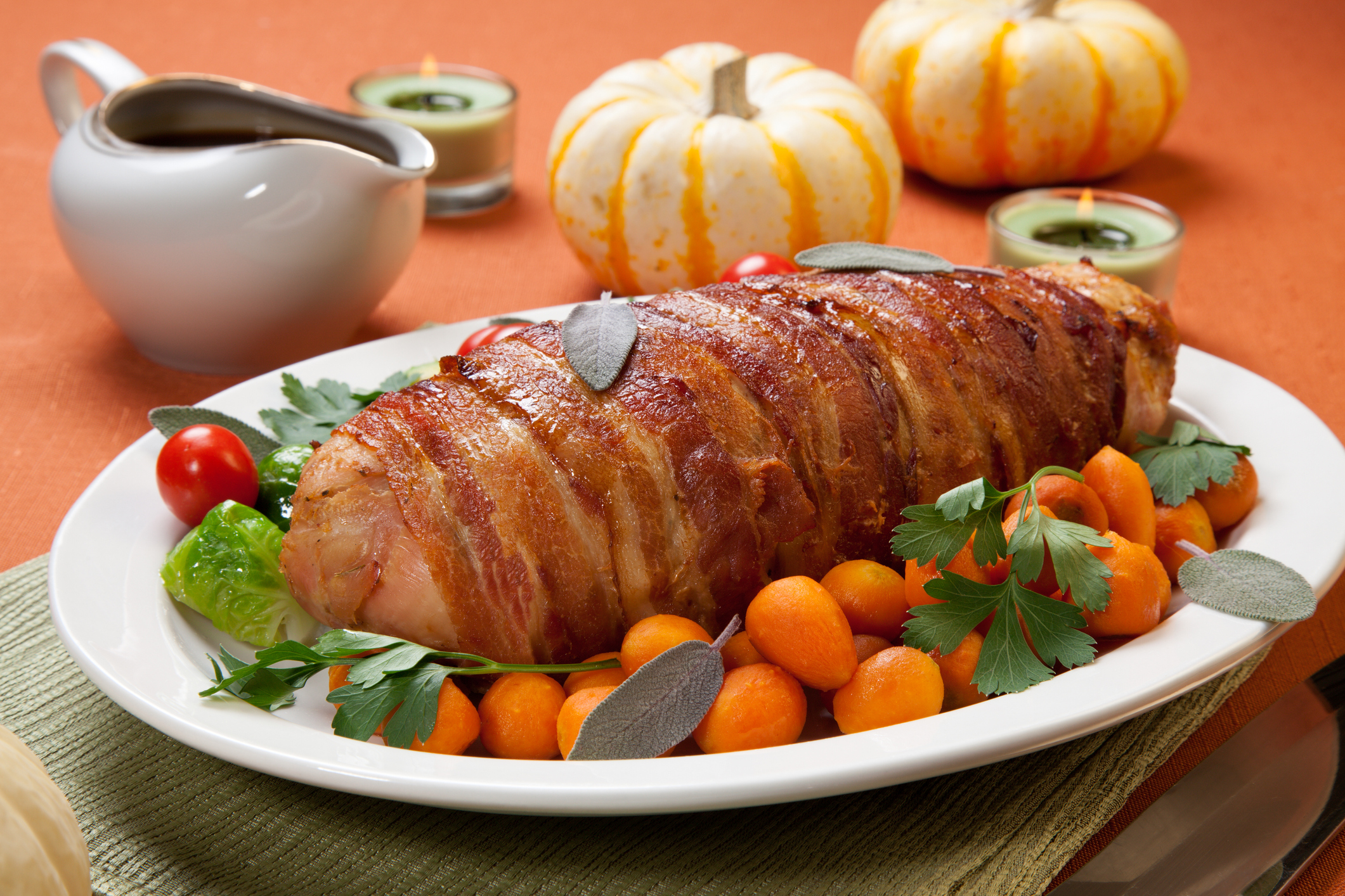 Bacon-wrapped Turkey Breast Roulade