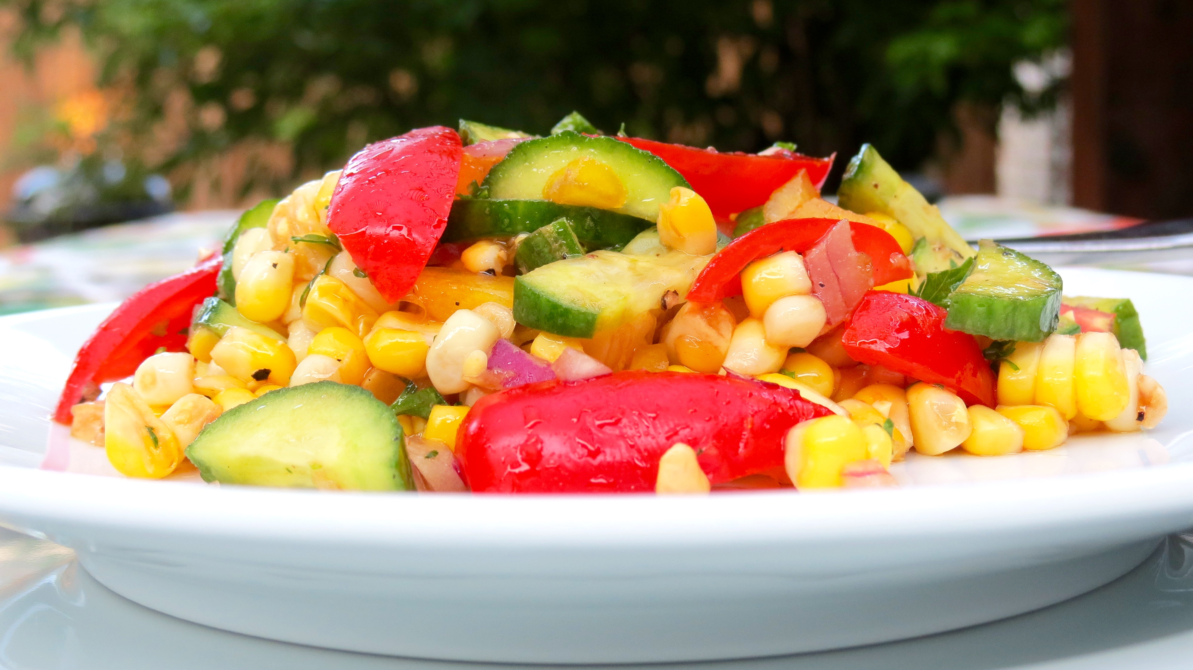 Corn Salad with Balsamic Vinaigrette