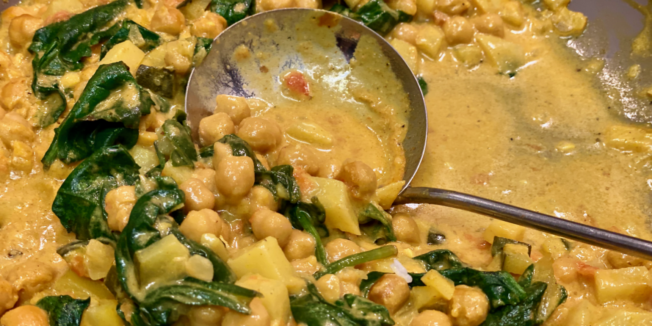 Chickpea Spinach Curry
