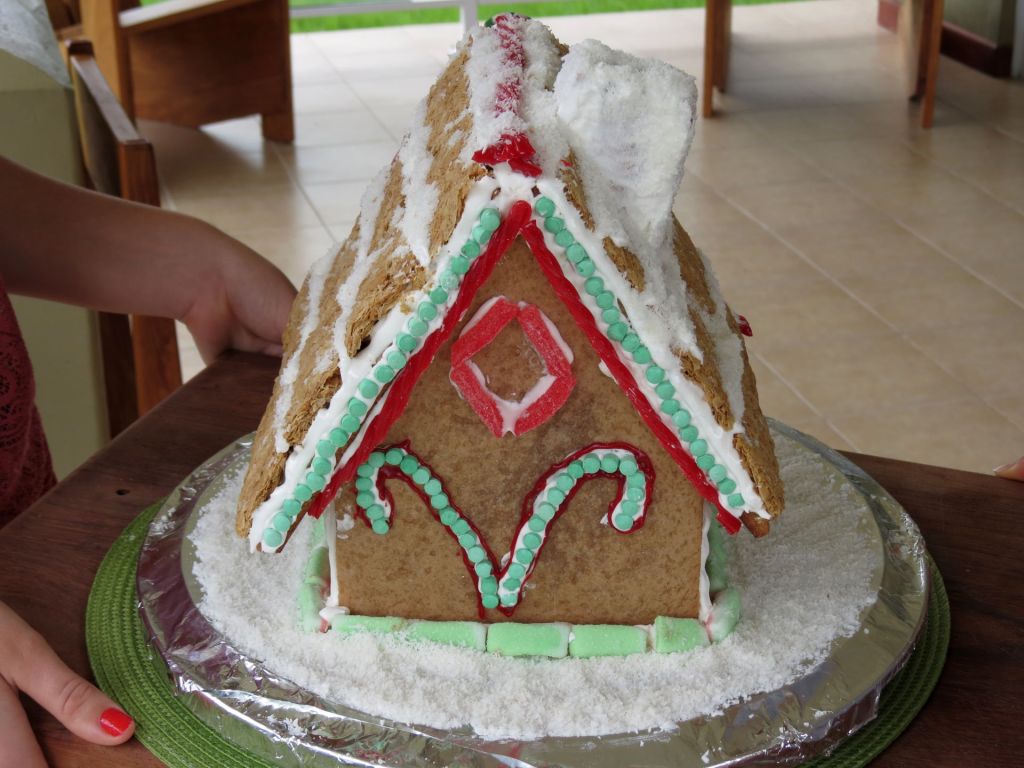 GInger Bread House finished back
