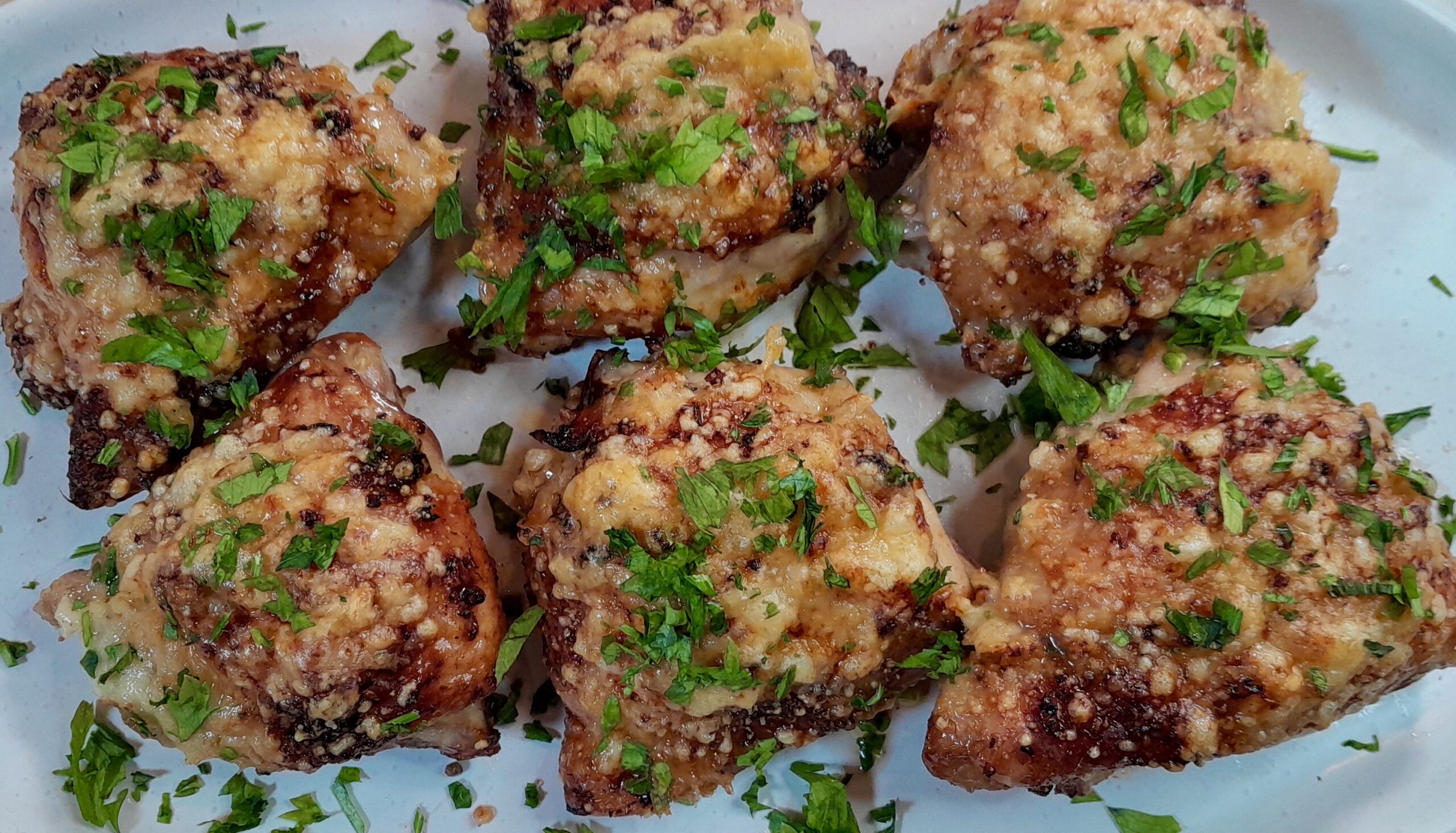 Garlic Parmesan Chicken Thighs