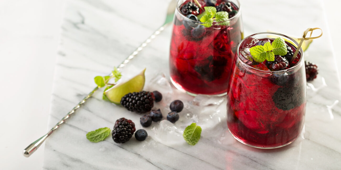 Gin & Tonic with Berries