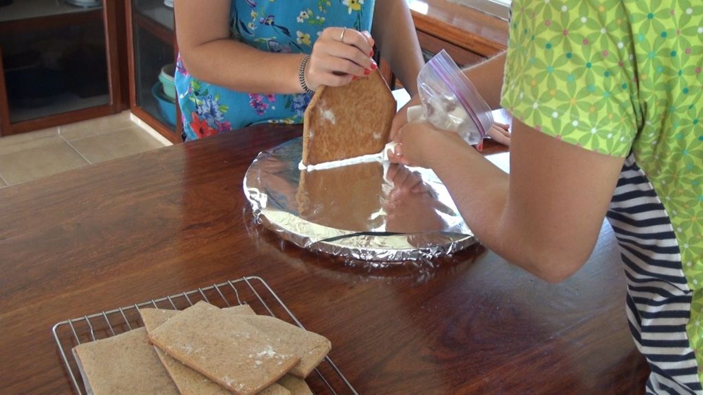 Ginger Bread House - Reinforcing back wall