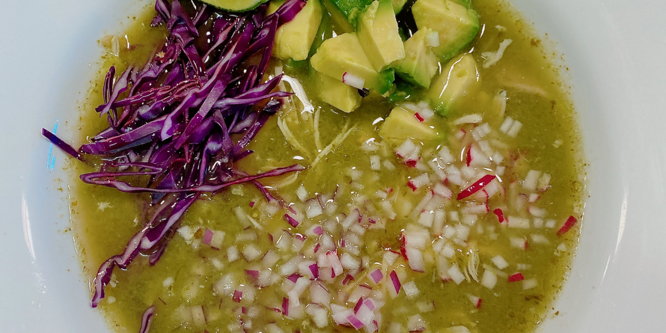Green Pozole with Chicken