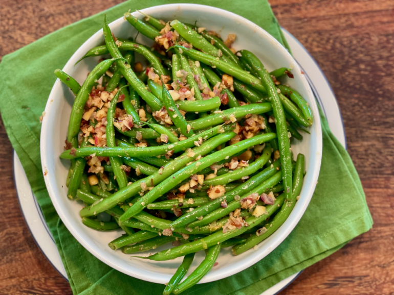 Green Bean Almondine The Frugal Chef
