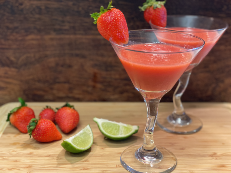 Frozen Strawberry Daiquiris The Frugal Chef
