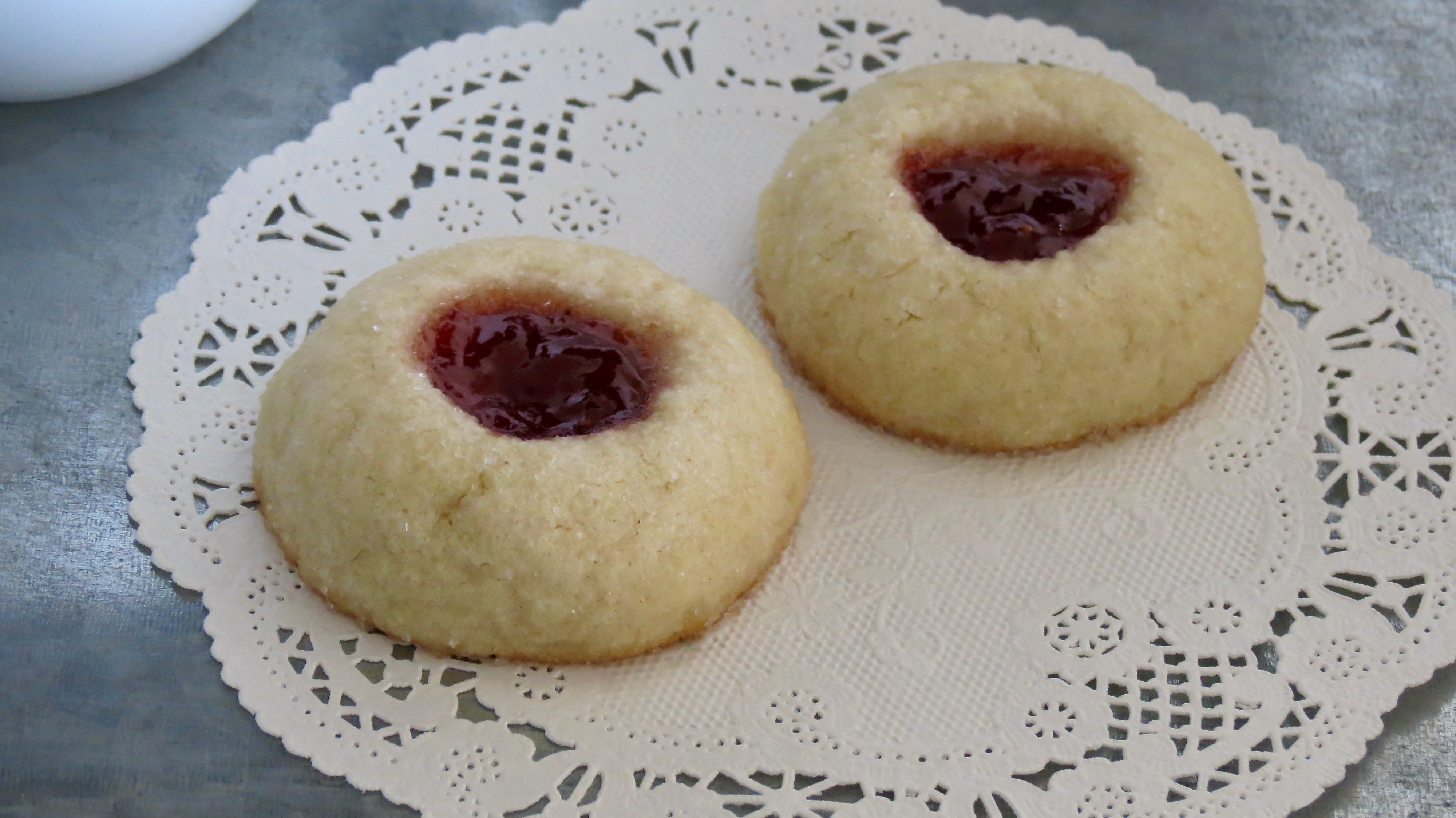 Jam Filled Butter Cookies