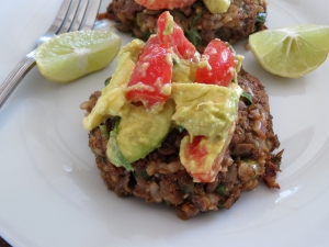 Lentil Brown Rice Pattie