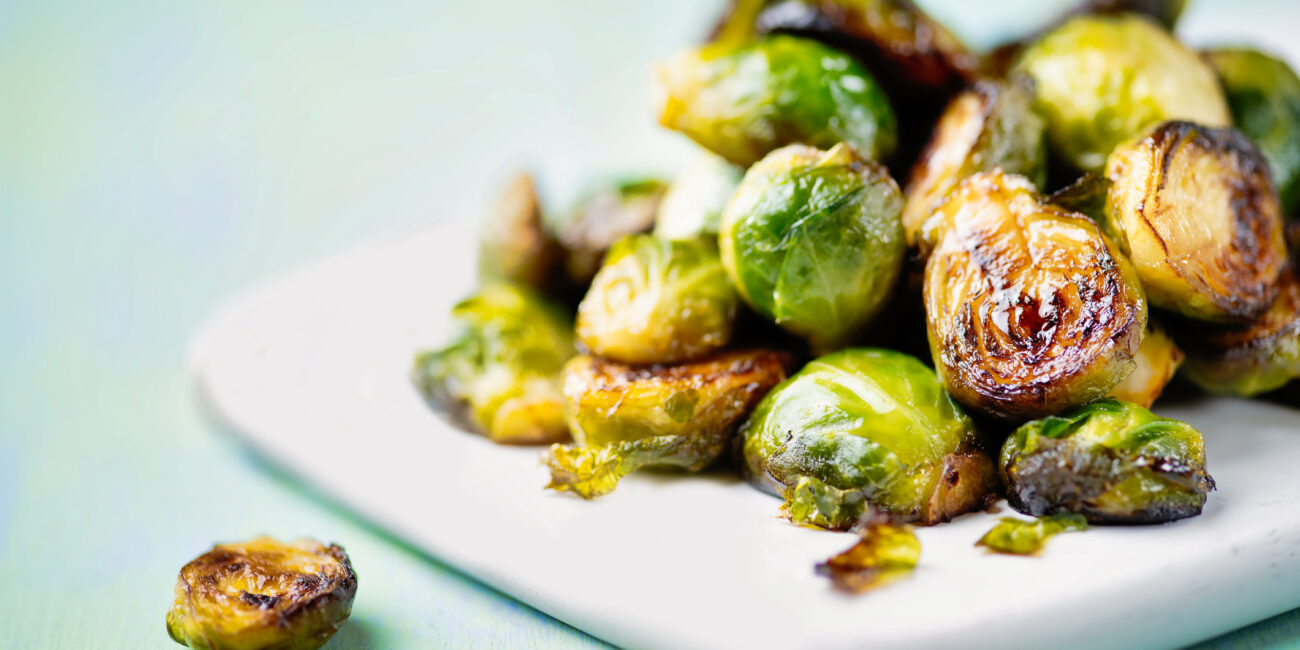 Maple Roasted Brussels Sprouts