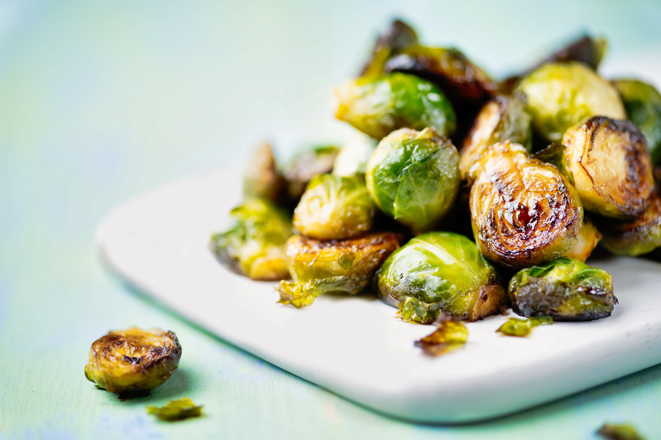 Maple Roasted Brussels Sprouts