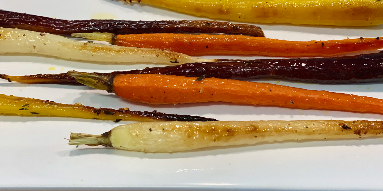 Maple Glazed Roasted Carrots