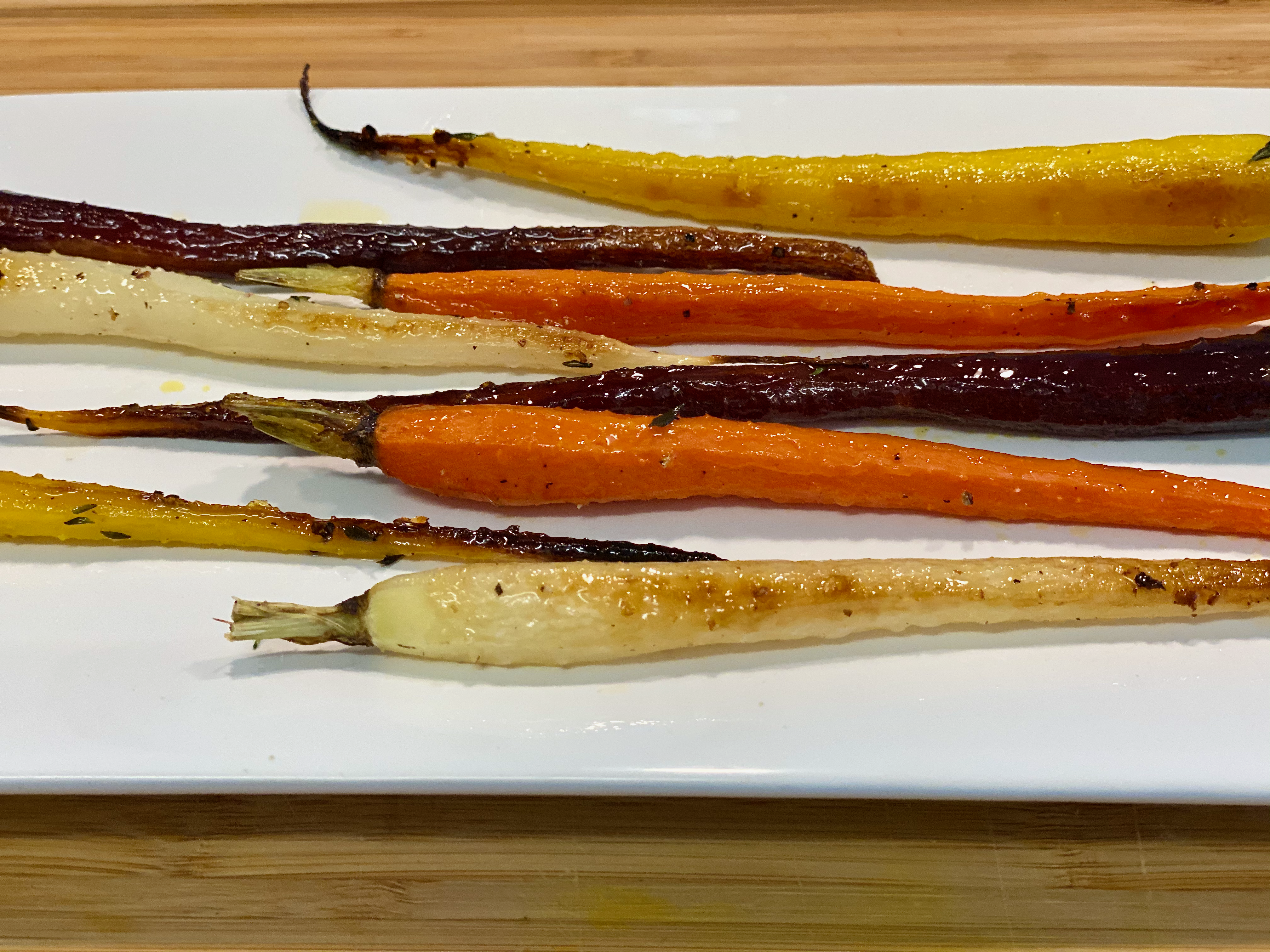 Maple Glazed Roasted Carrots