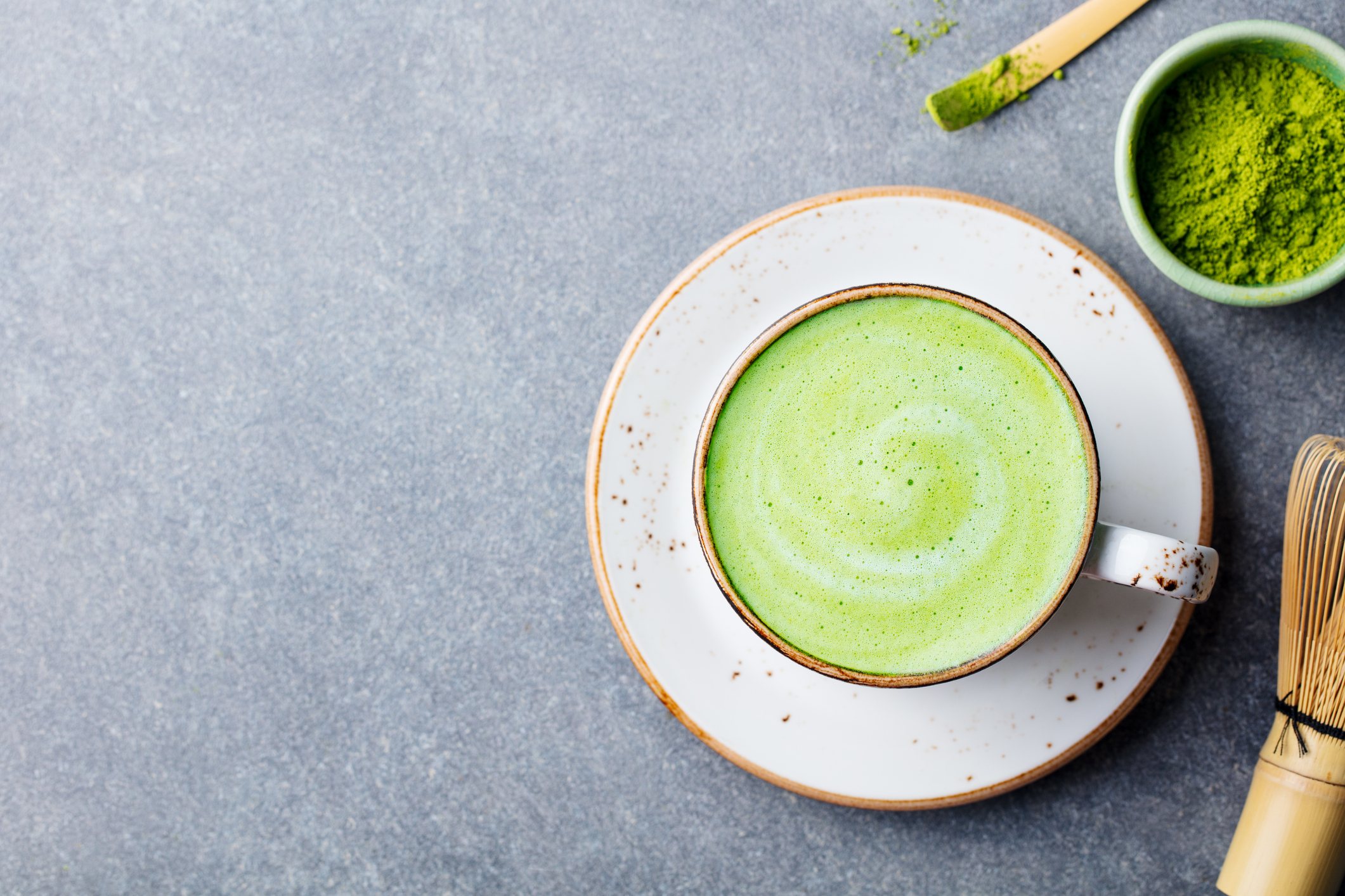 Matcha green tea latte