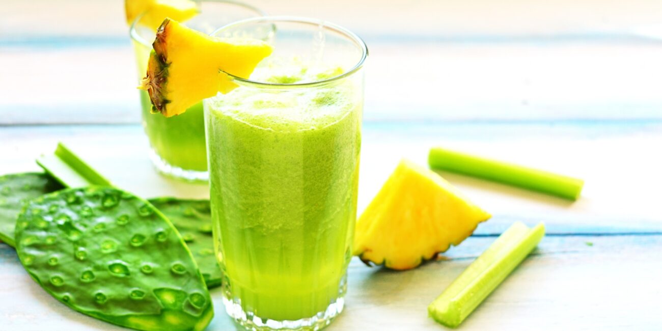 Nopal Pineapple Smoothie