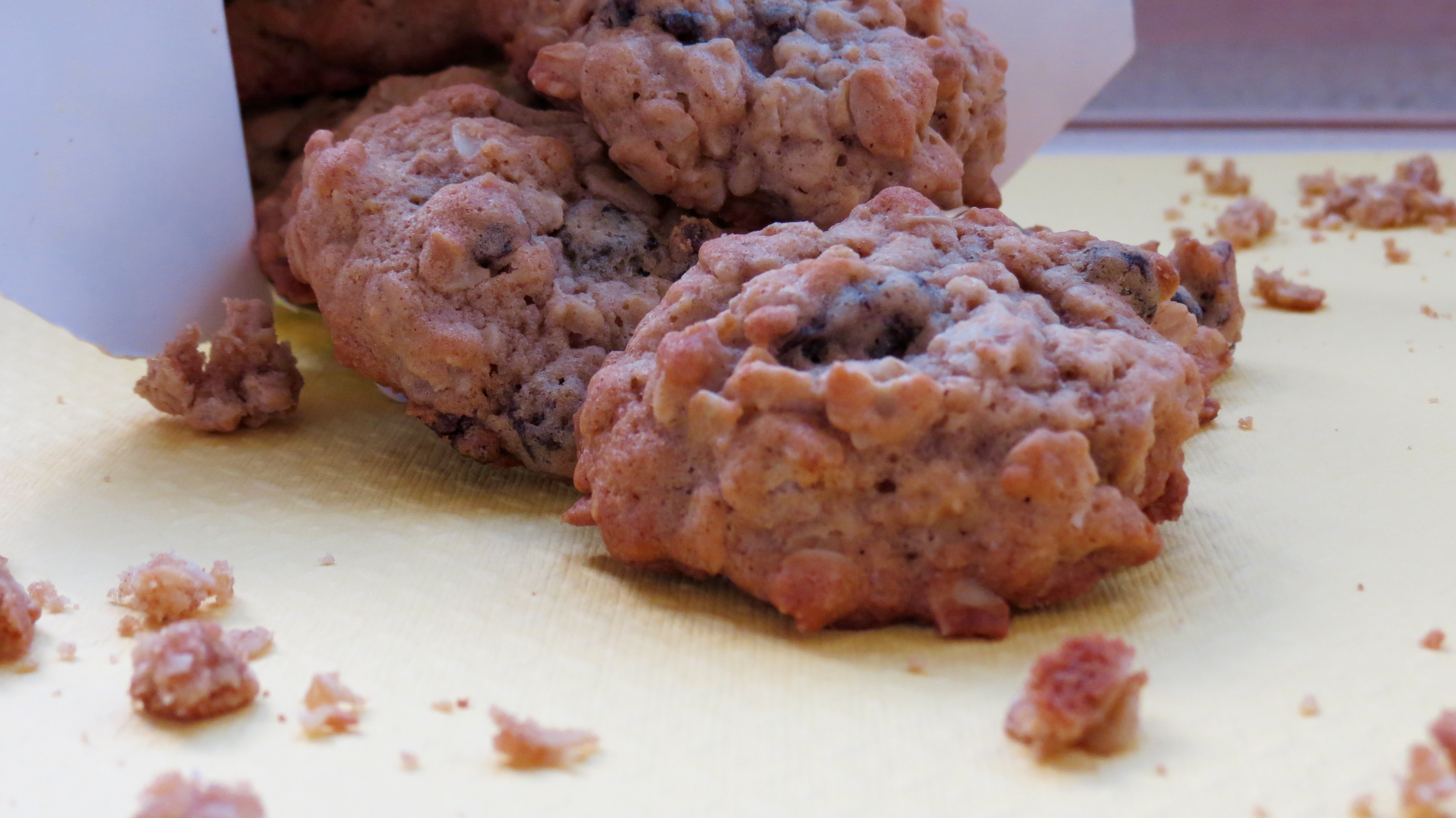 Chewy Oatmeal Raisin Cookies