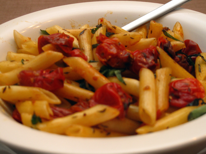 Penne Pasta with Roasted Tomatoes