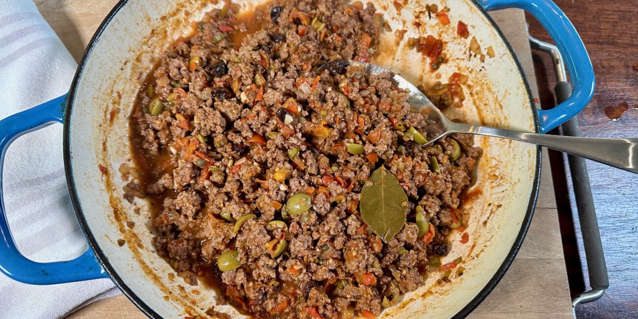 Picadillo - Ground Beef Stew