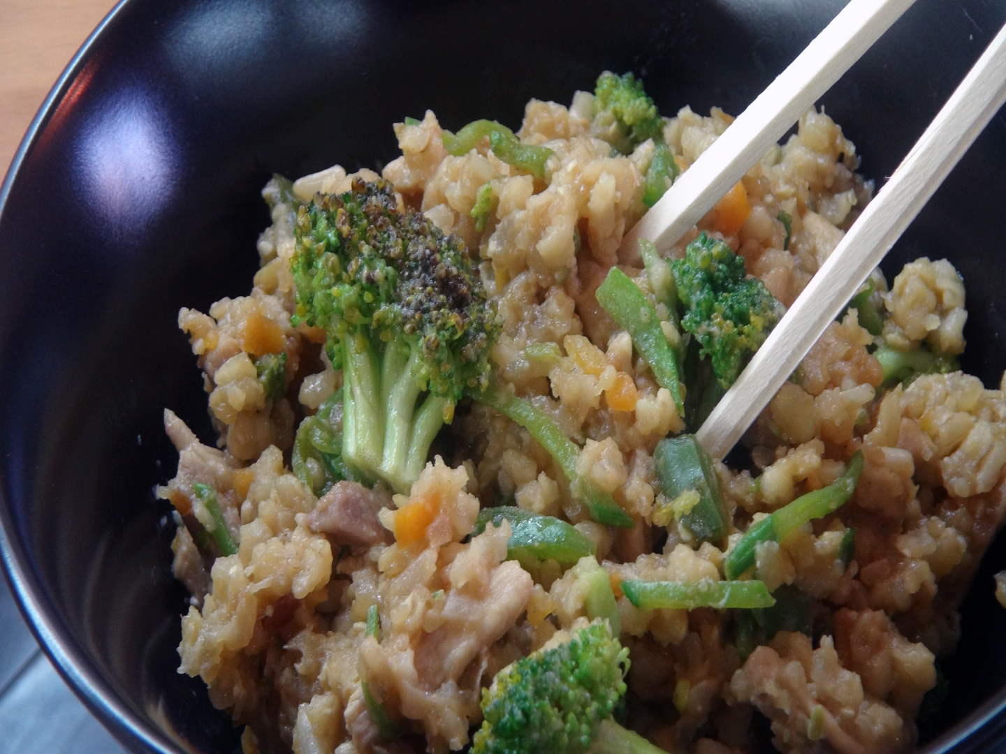 Chicken and Vegetable Rice Bowl