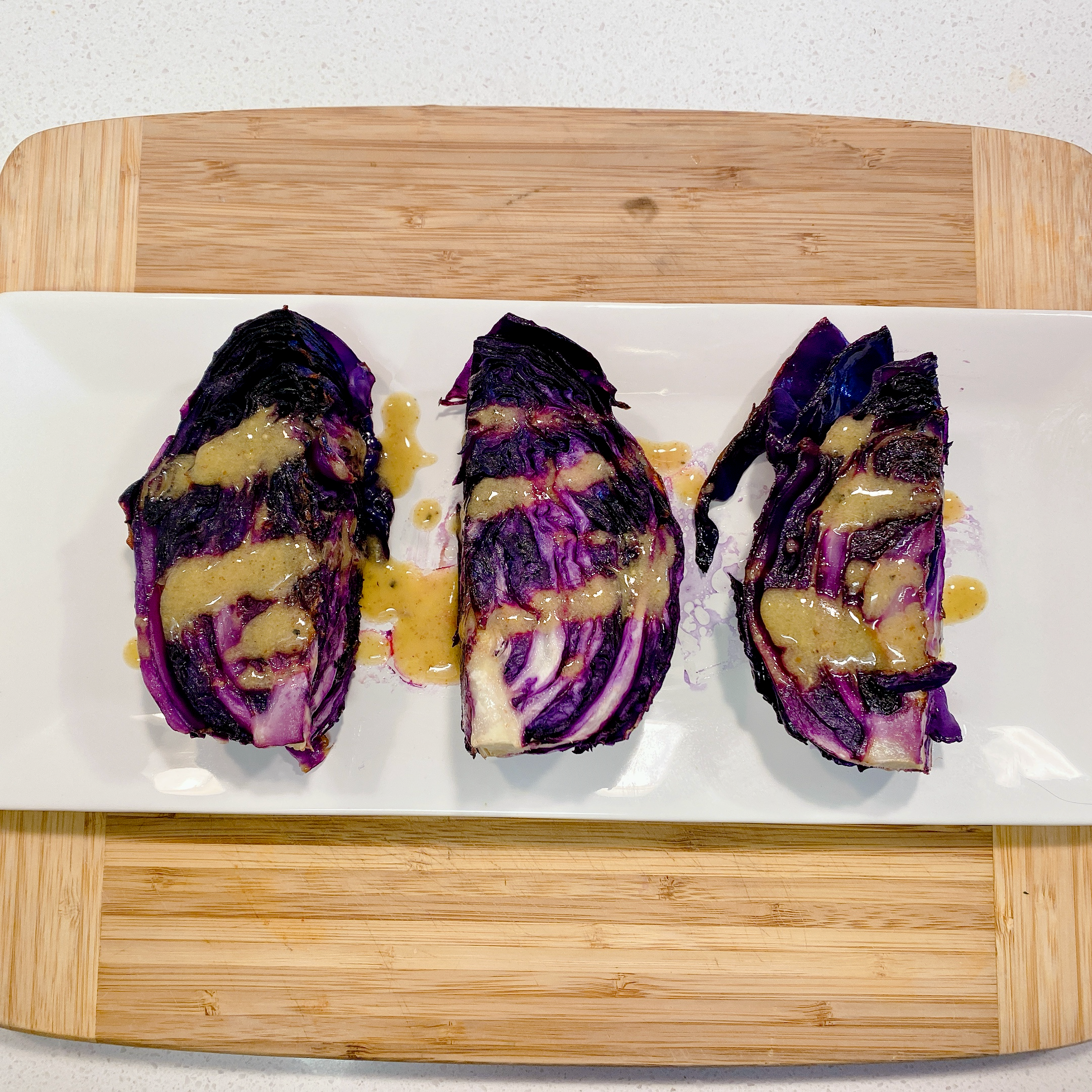 Roasted Purple Cabbage