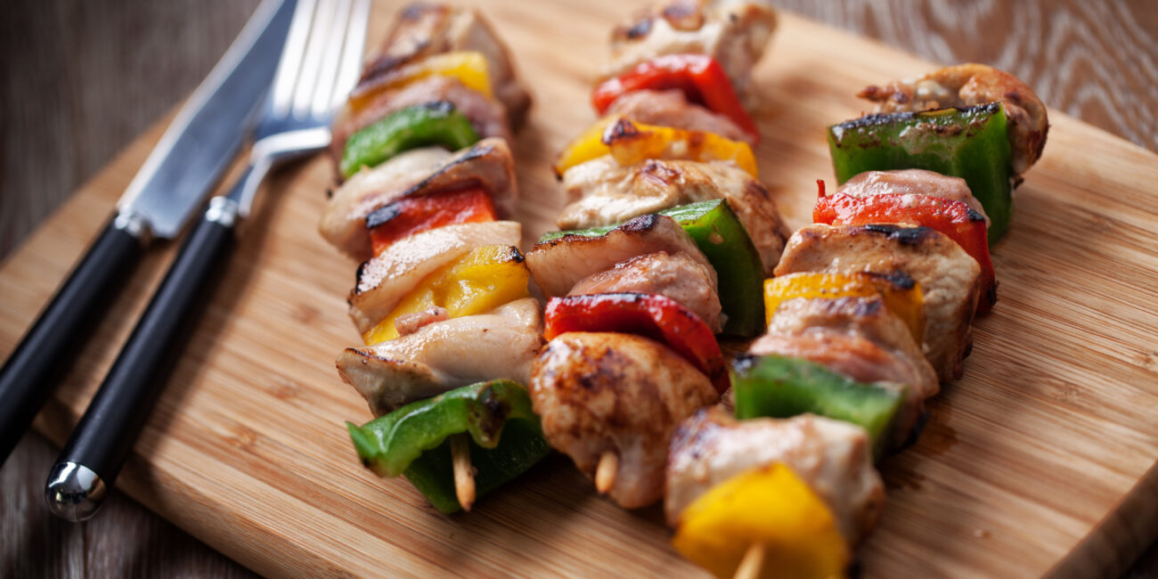 Rosemary skewered Chicken