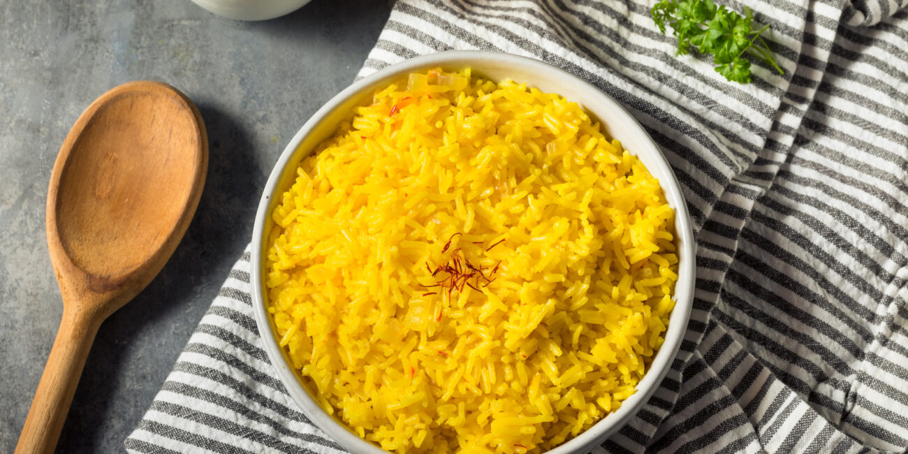 Homemade Healthy Saffron Rice