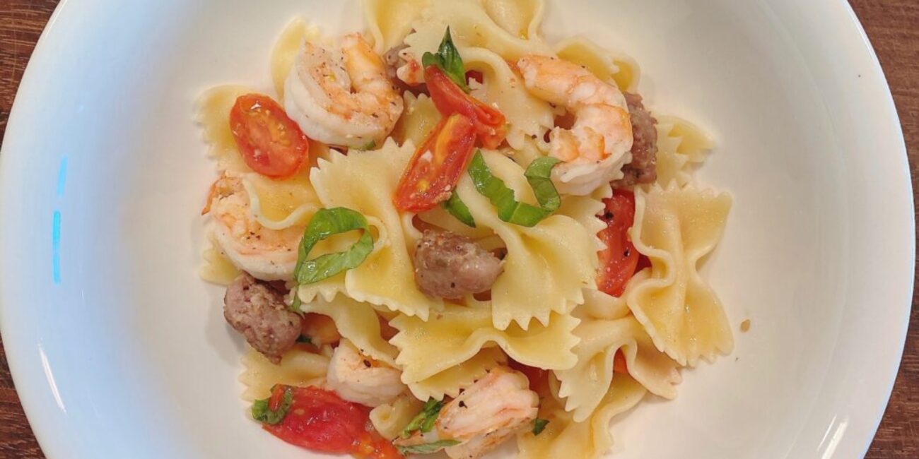 Shrimp and Sausage Pasta