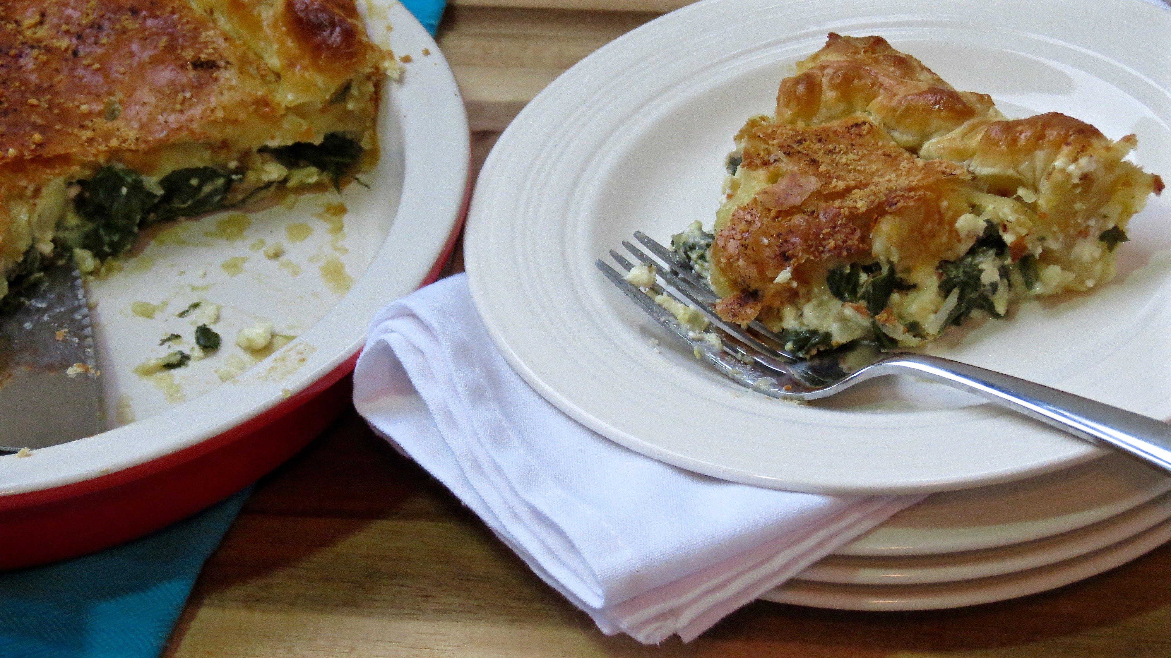 Spinach Pie with Feta Cheese