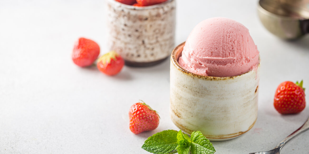 Sugar Free Strawberry Ice Cream