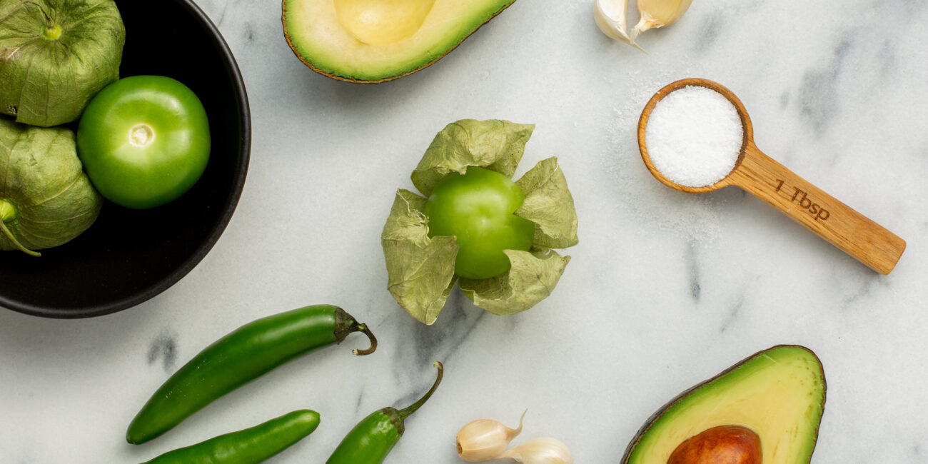 Tomatillo Avocado Green Salsa