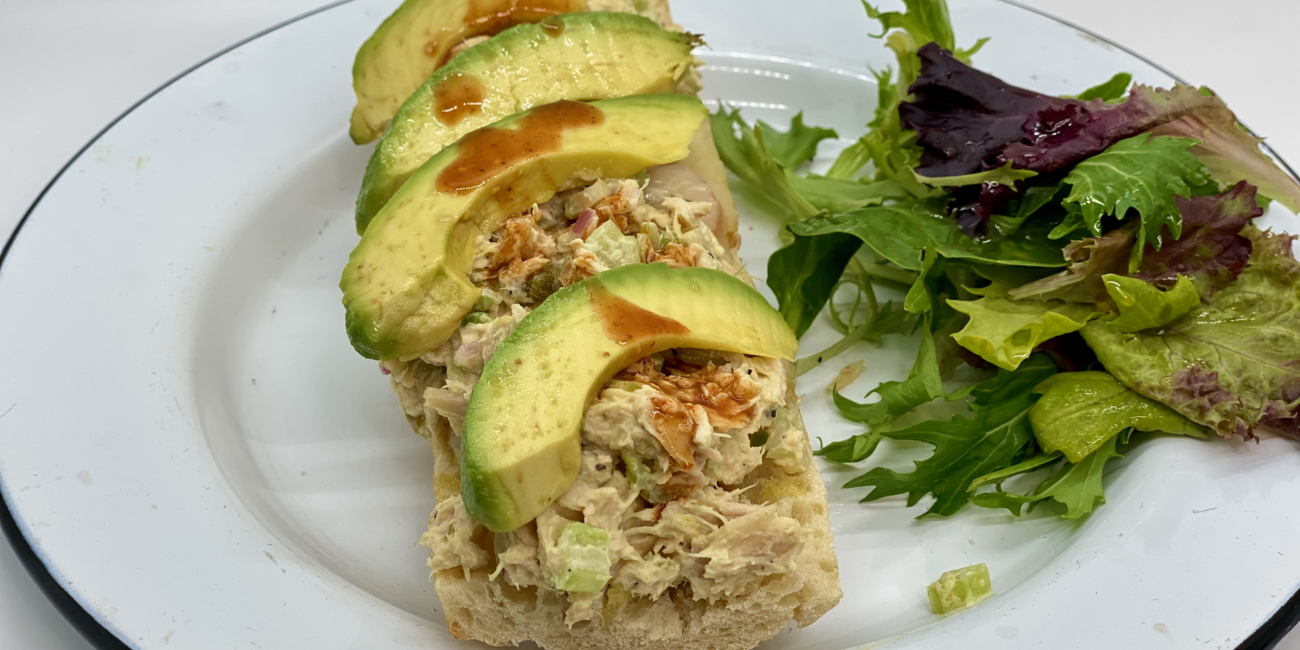 Tuna Salad Open Sandwich