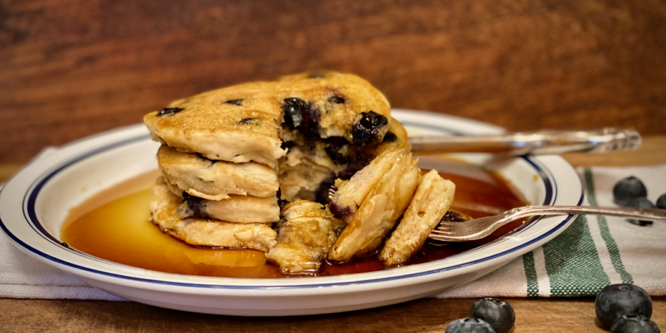 Vegan Blueberry Pancakes